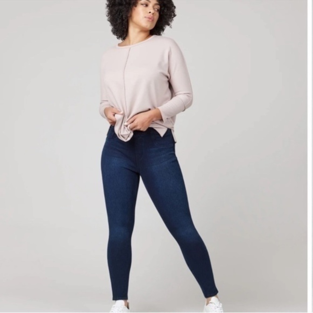 Spanx Jean-ish® Ankle Leggings Sz L